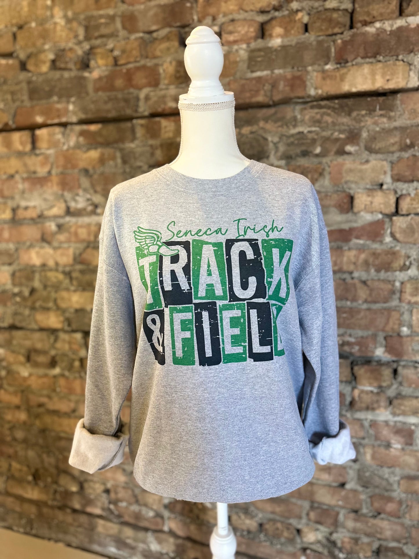 Seneca Irish Track and Field Crewneck