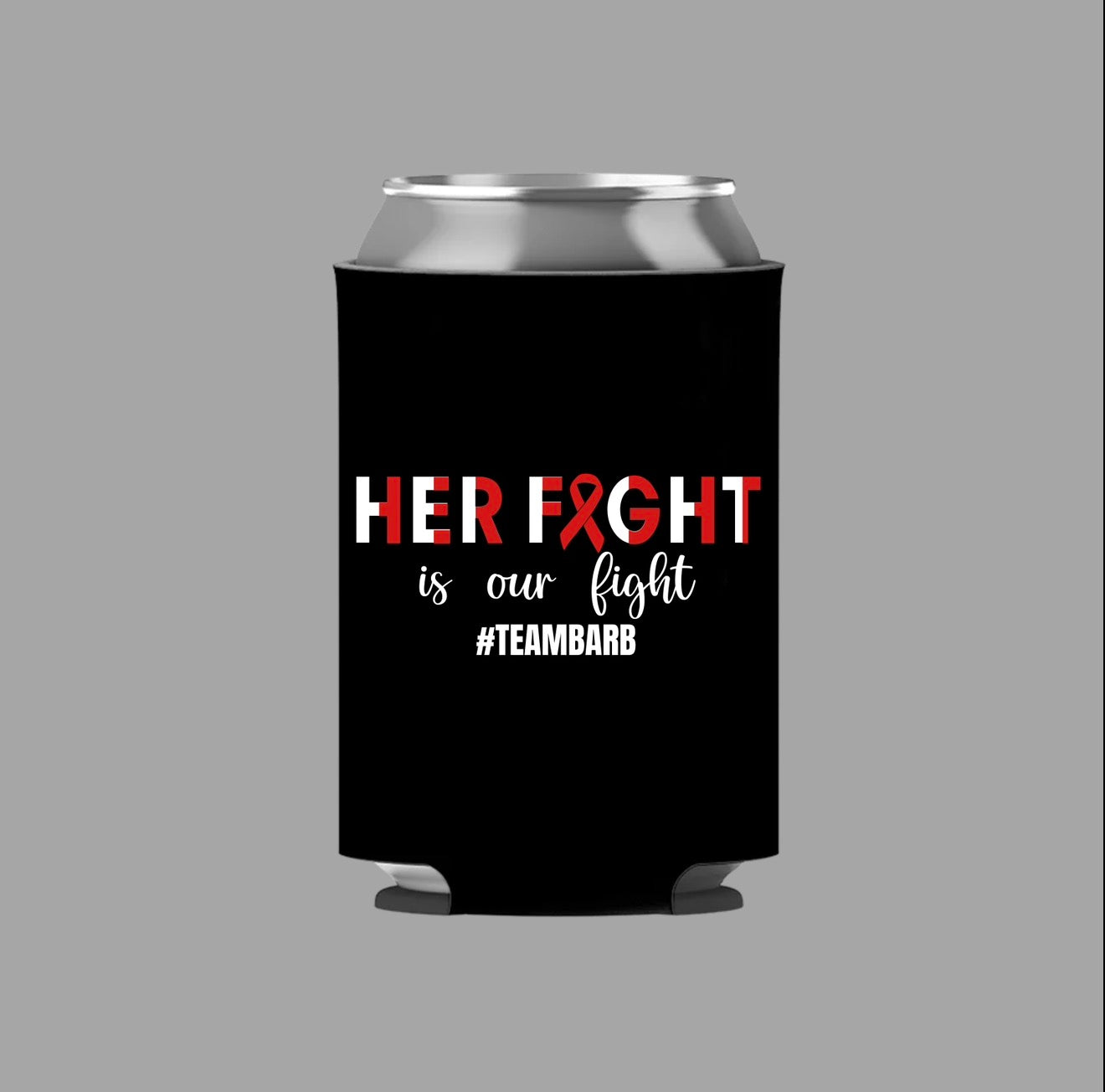 Team Barb Can Koozie