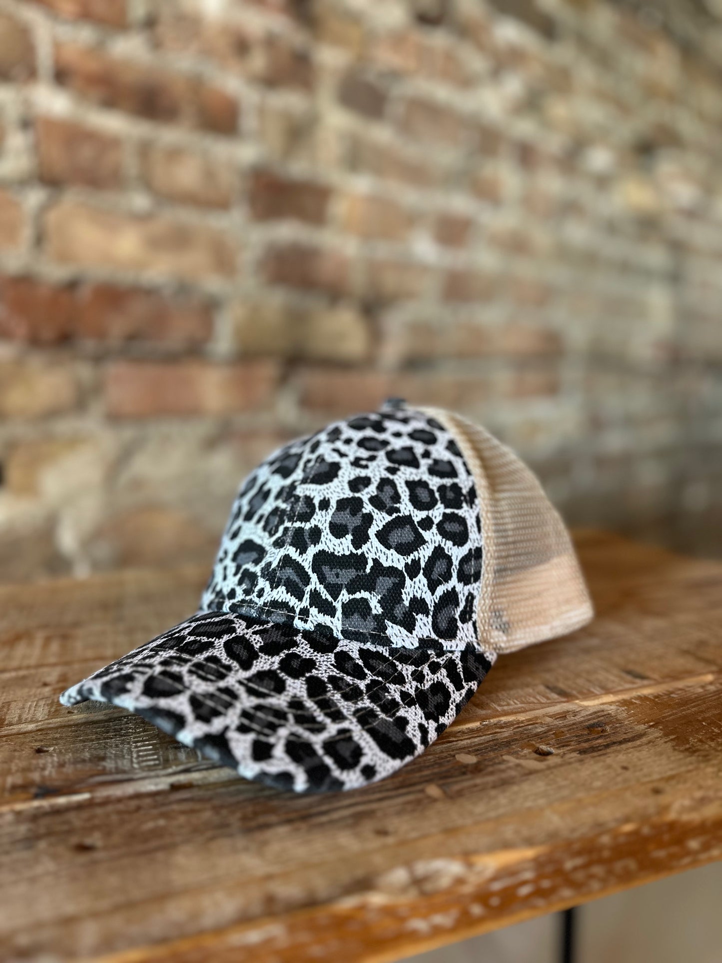 Cheetah Print Hat