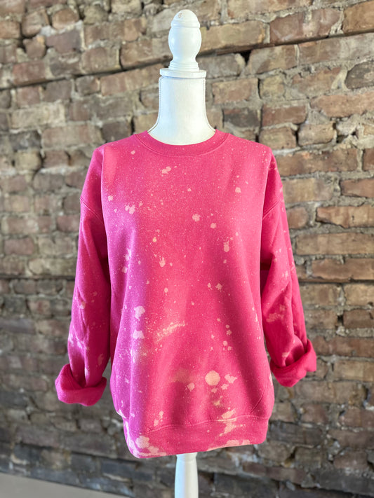 Pink Spotted Crewneck
