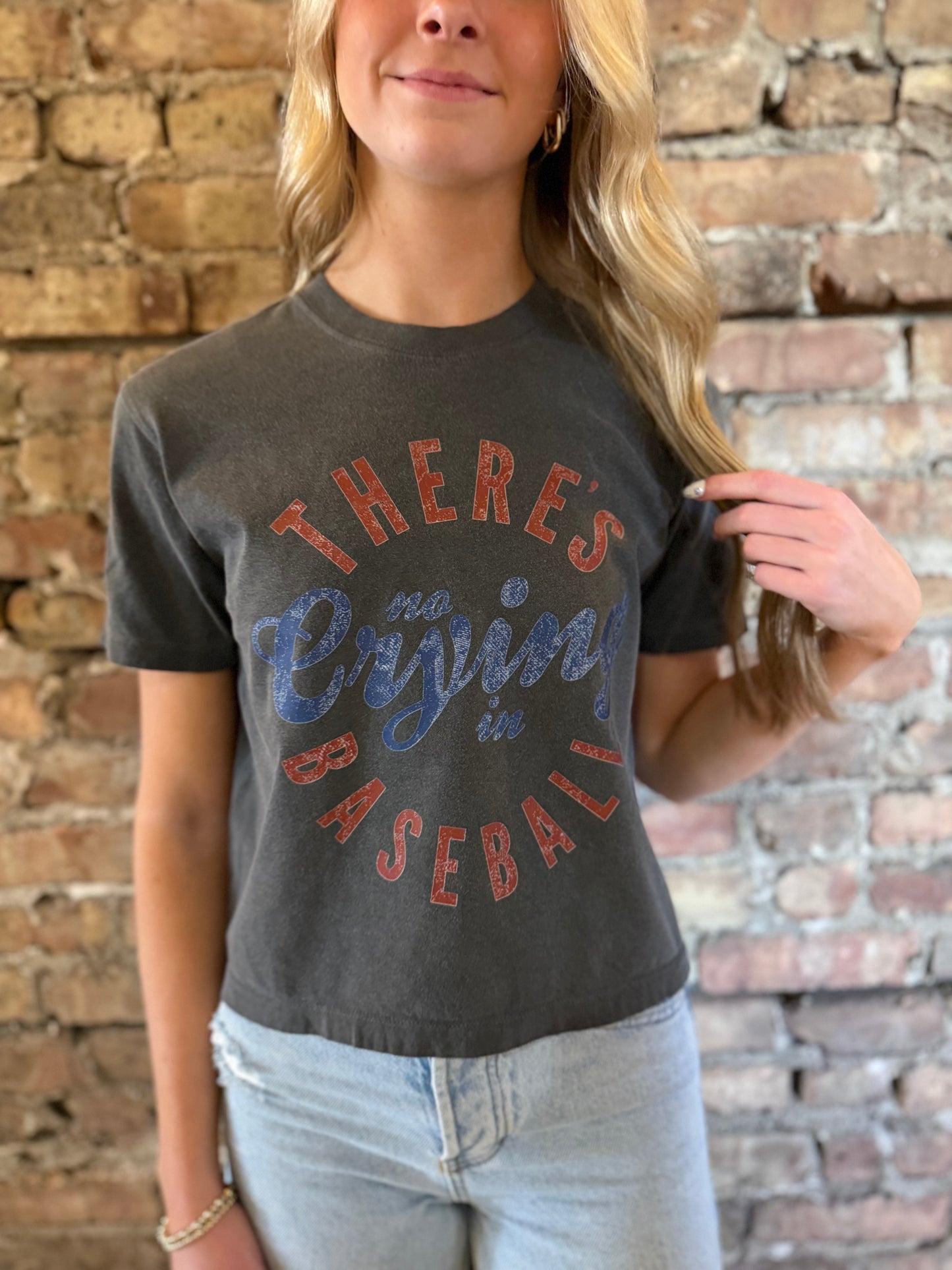 There’s No Crying In Baseball T-Shirt