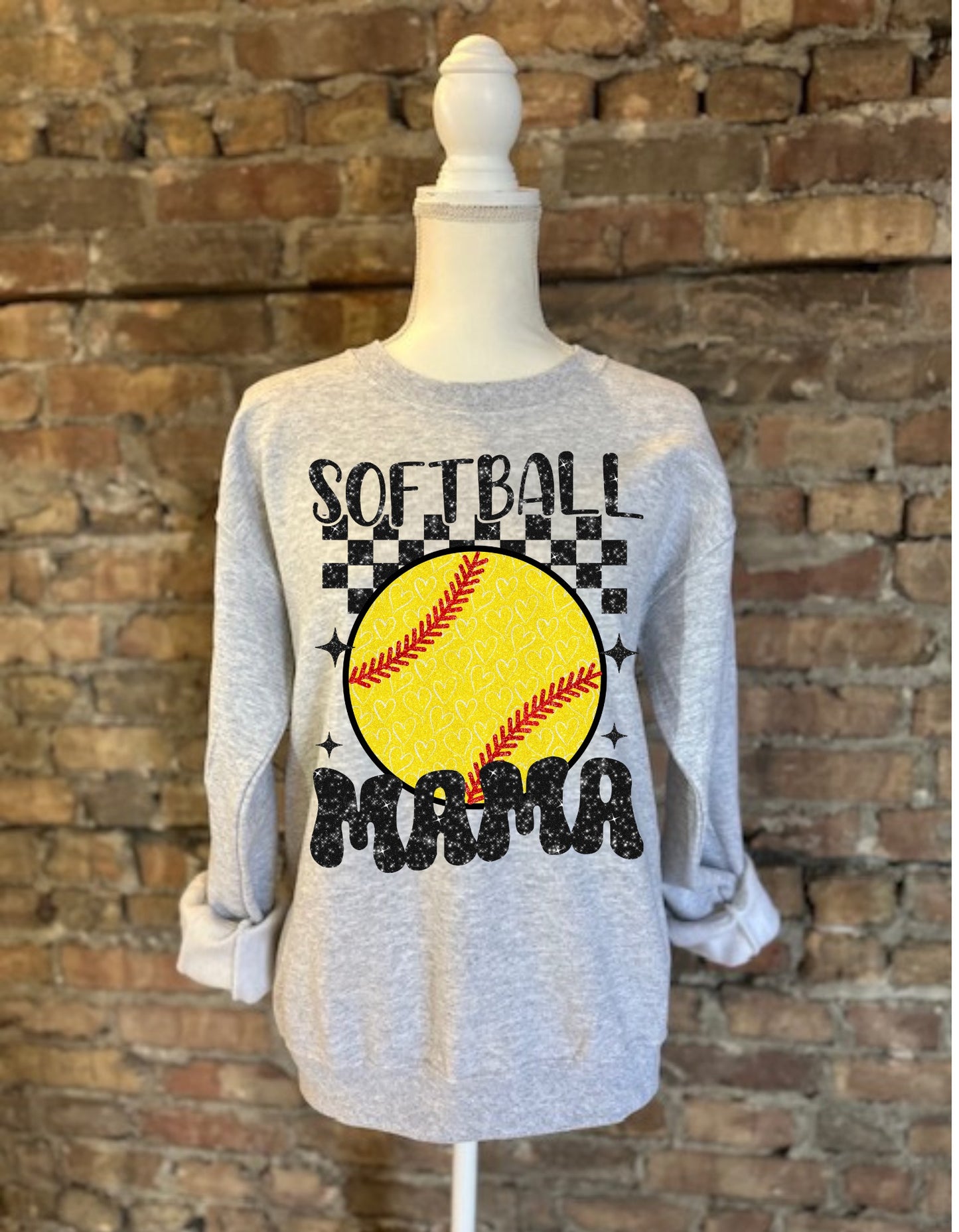 Softball Mama Crewneck