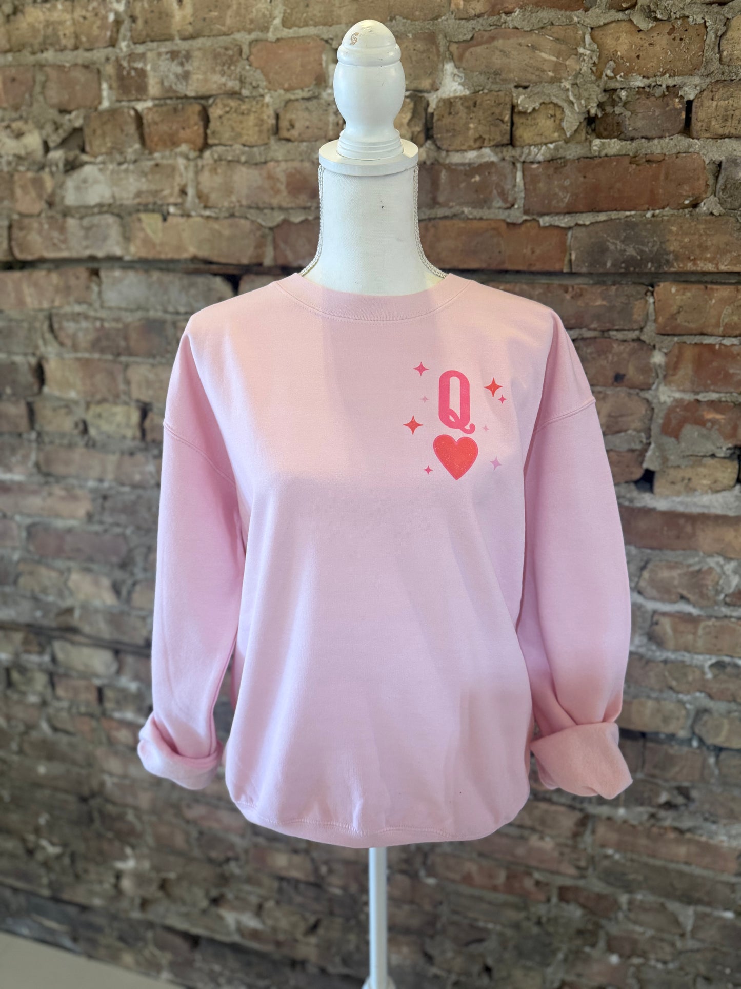 Queen of Hearts Crewneck