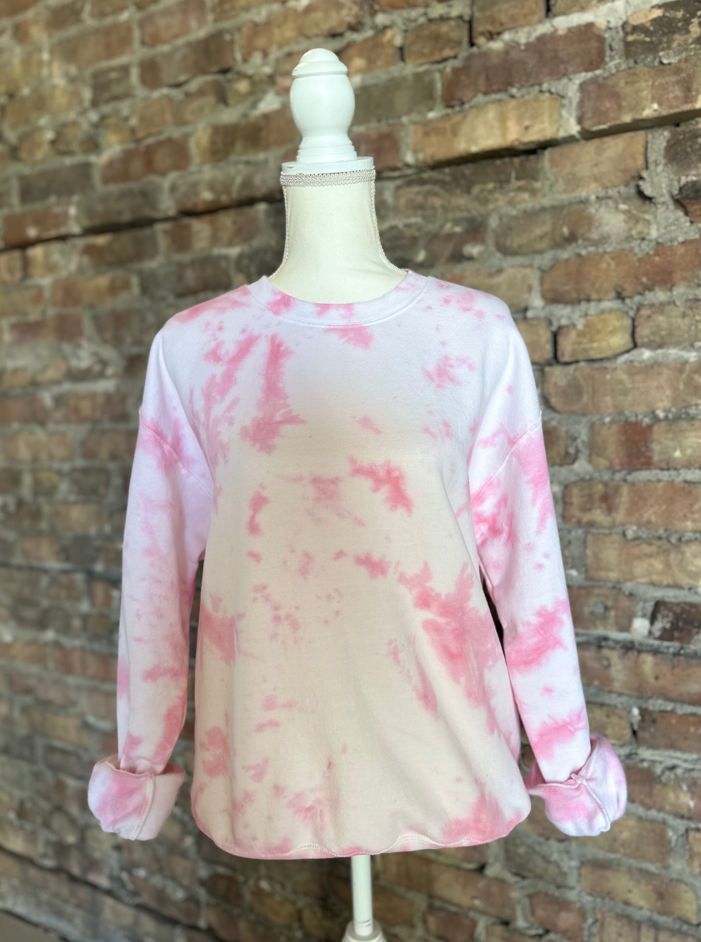Petal Pink Hand Dyed Crewneck