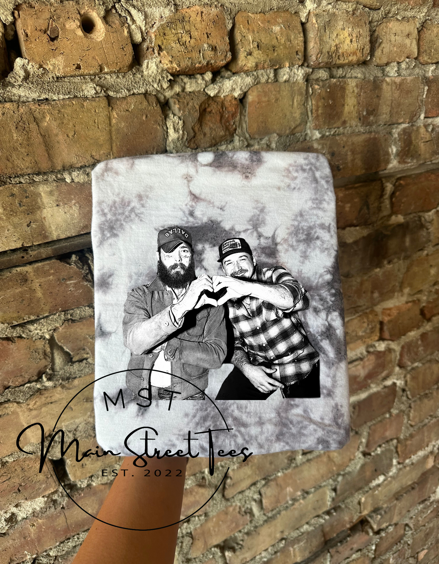 Post malone&Morgan Wallen Hand Dyed