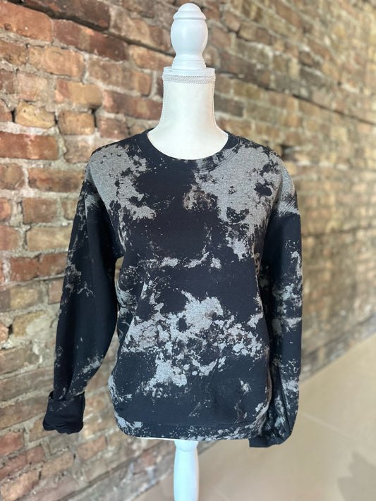Acid Wash Crewneck