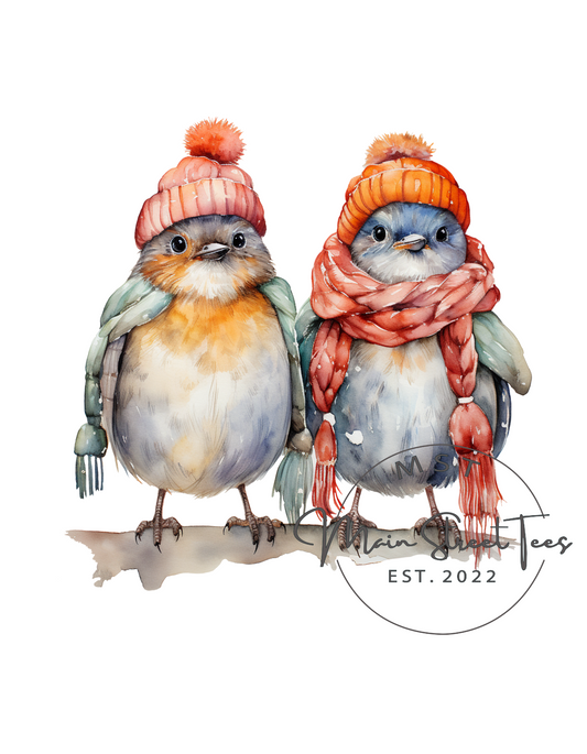 Birds with Hat #2