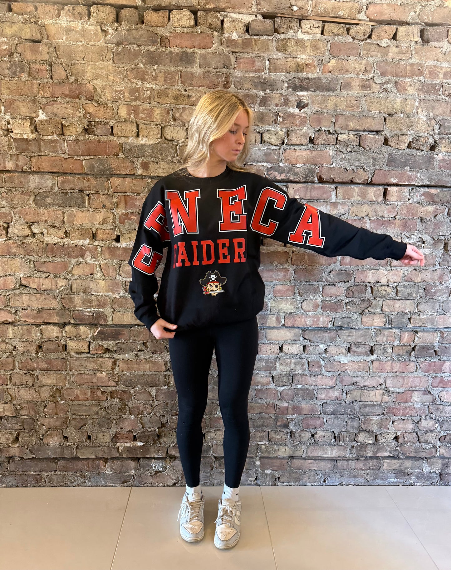 Seneca Raiders Banner Crewneck