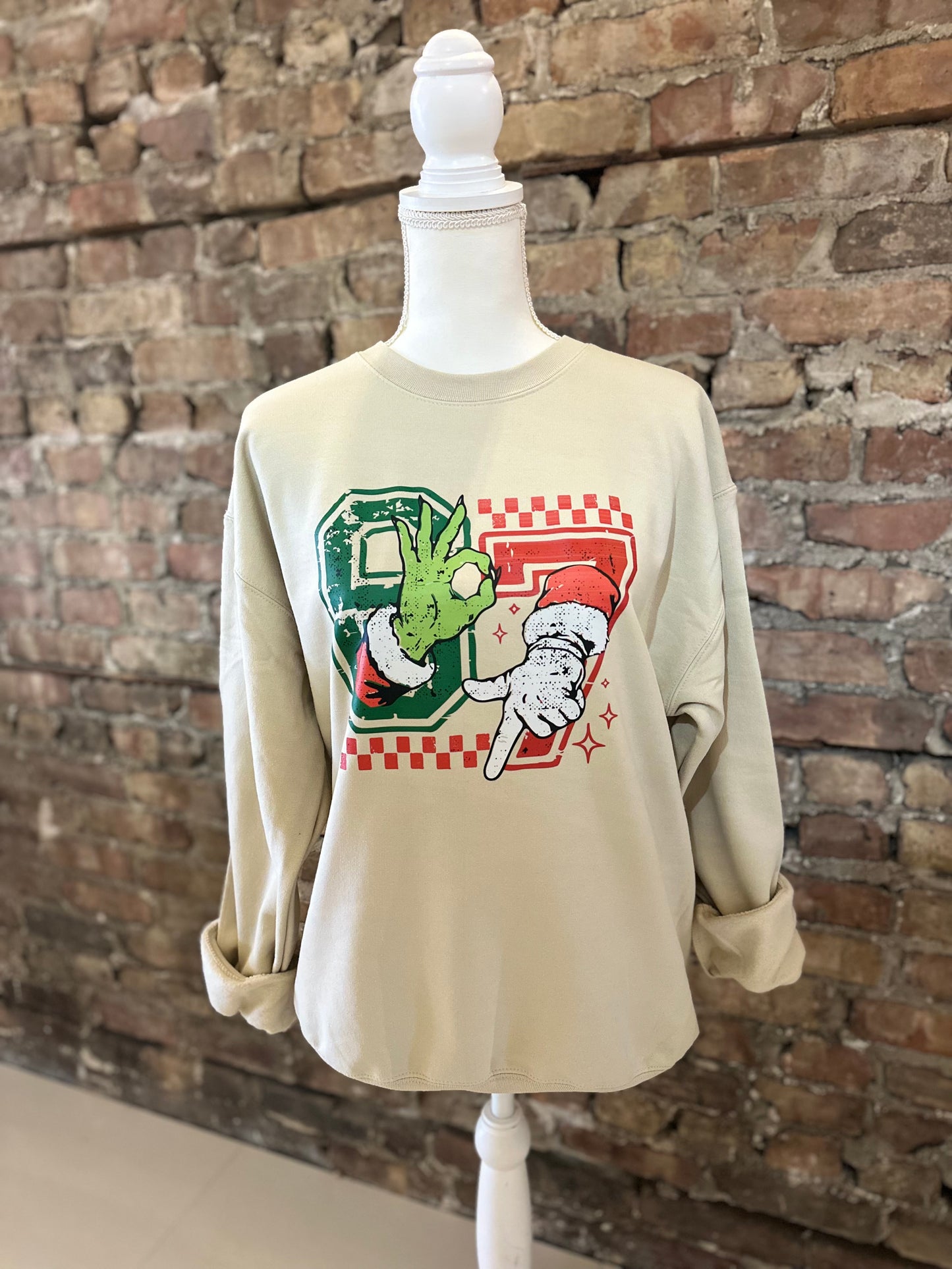 6 7 Christmas Crewneck