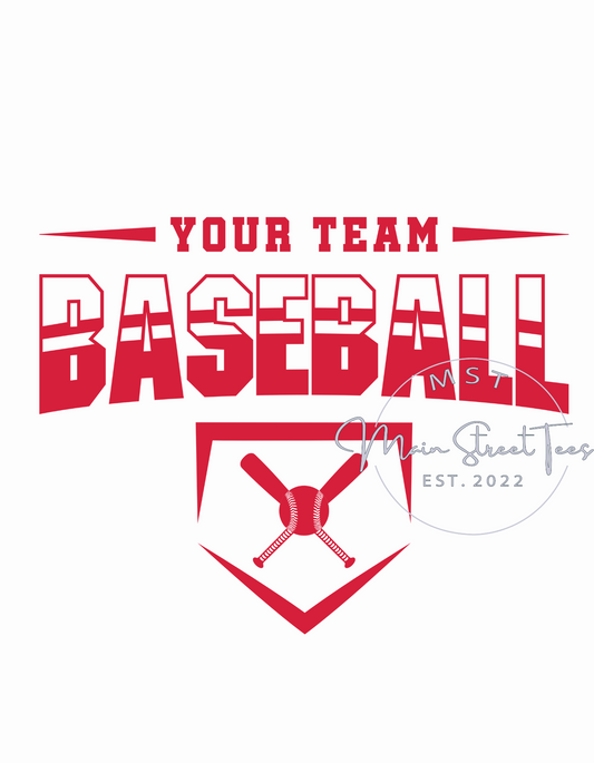 Customizable Baseball Team