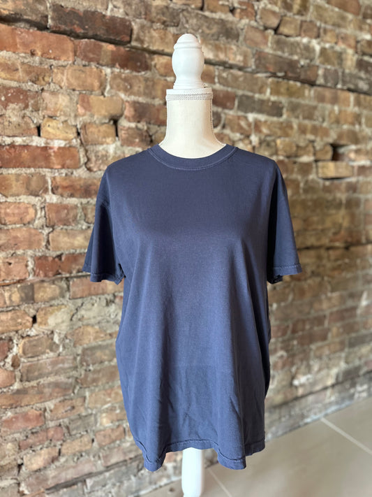 Navy Blue Comfort Colors Tee