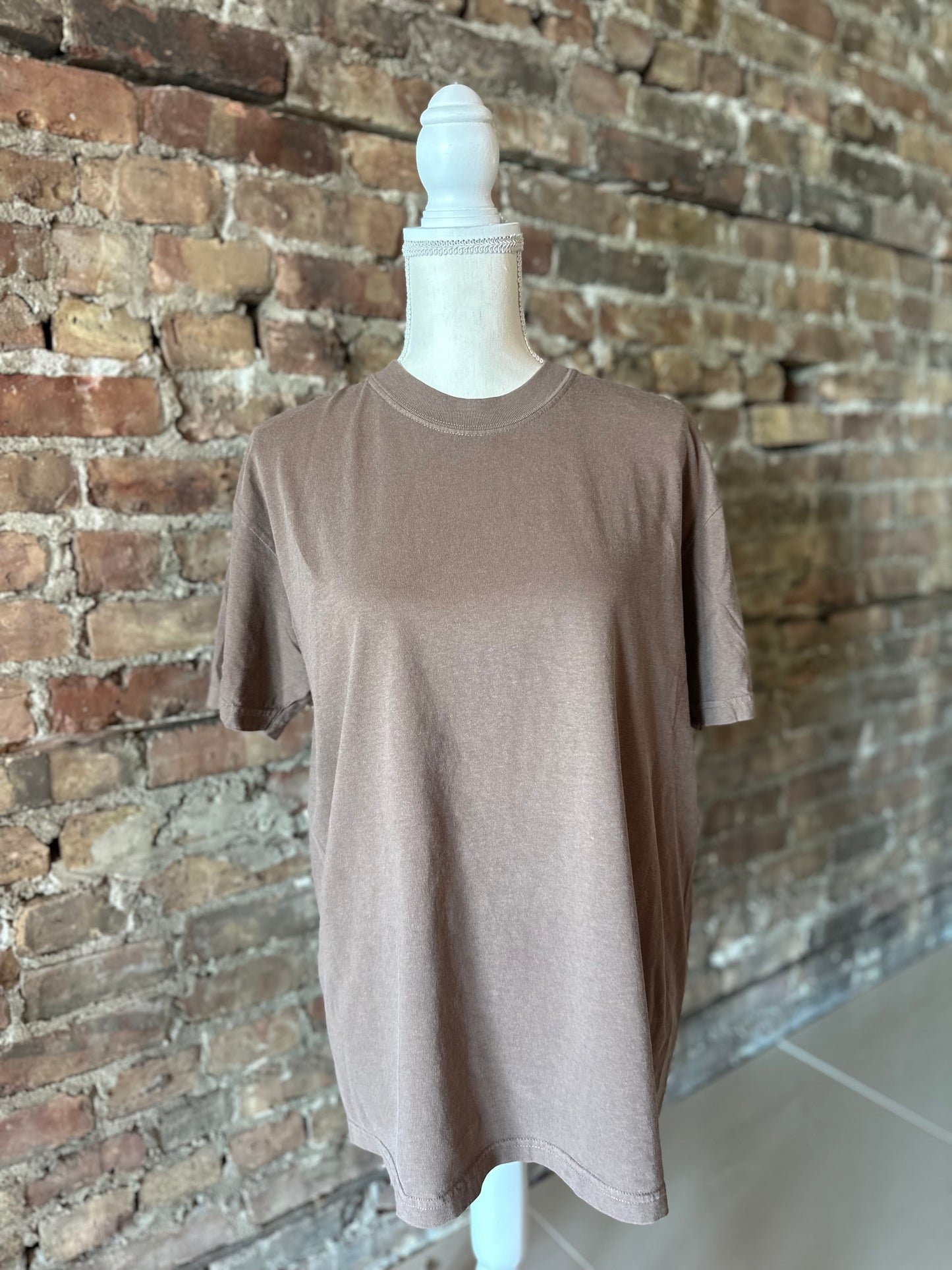 Brown Comfort Colors Tee