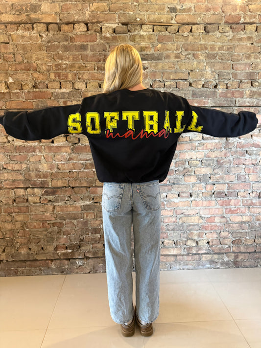 Softball Mama Banner Crewneck (Copy)