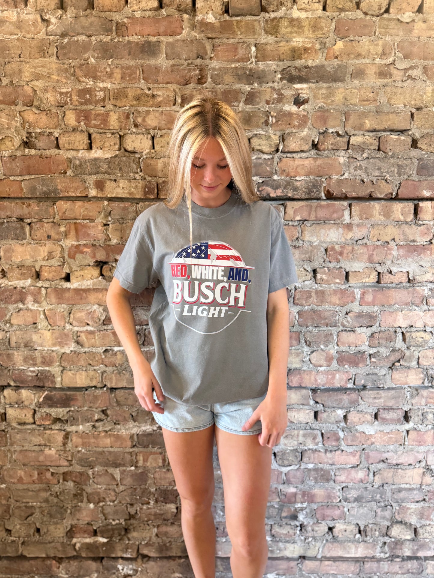 Red White and Busch Light T-Shirt