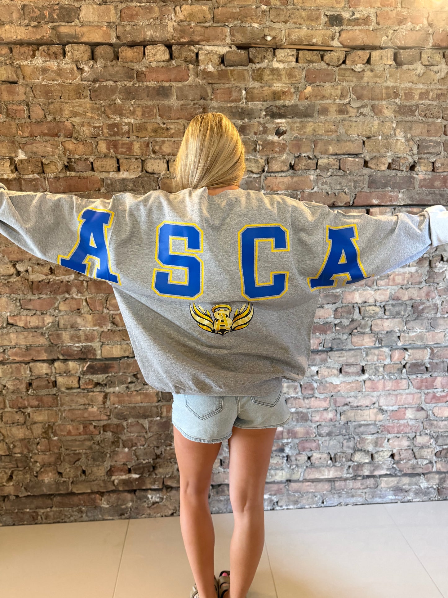 All Saints Catholic Academy Banner Crewneck