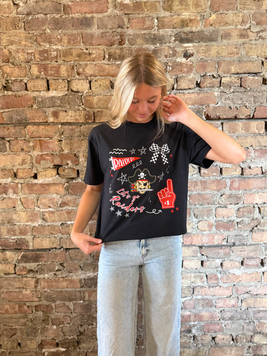 Raiders Doodle Tee