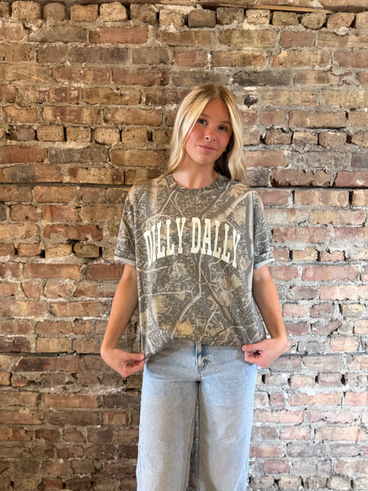 Dilly Dally Camo Tee