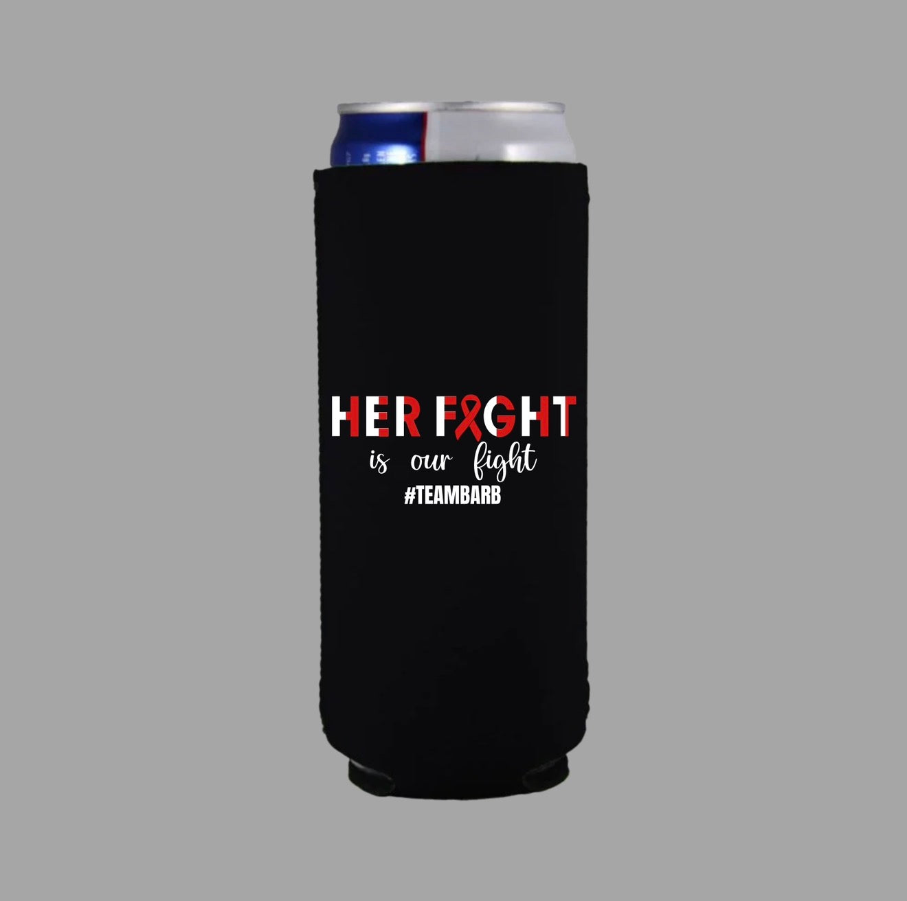 Team Barb Slim Koozie