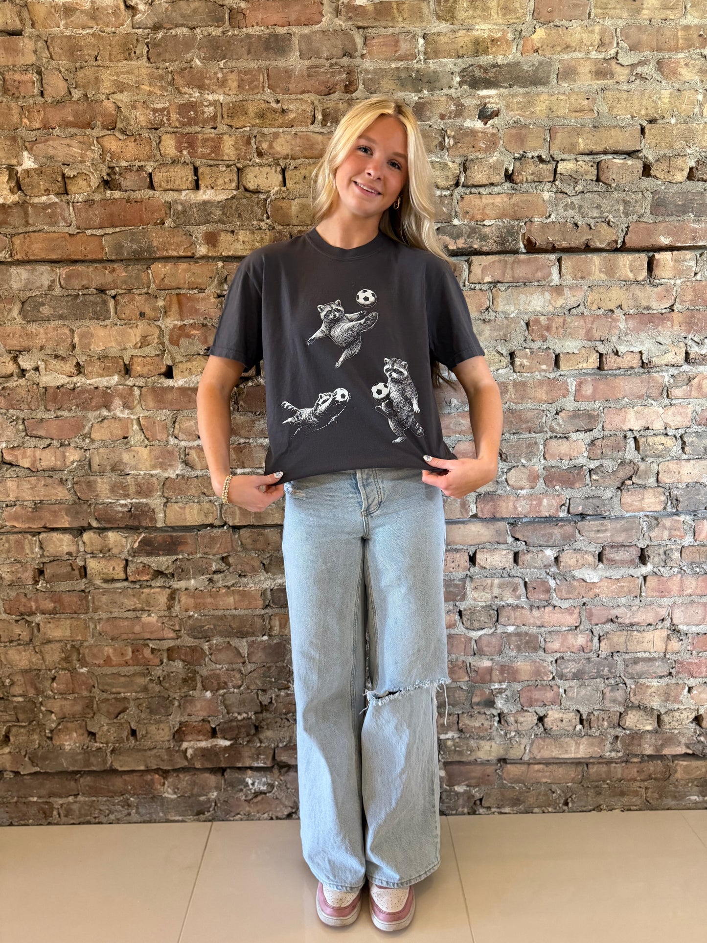 Raccoon Soccer T-Shirt