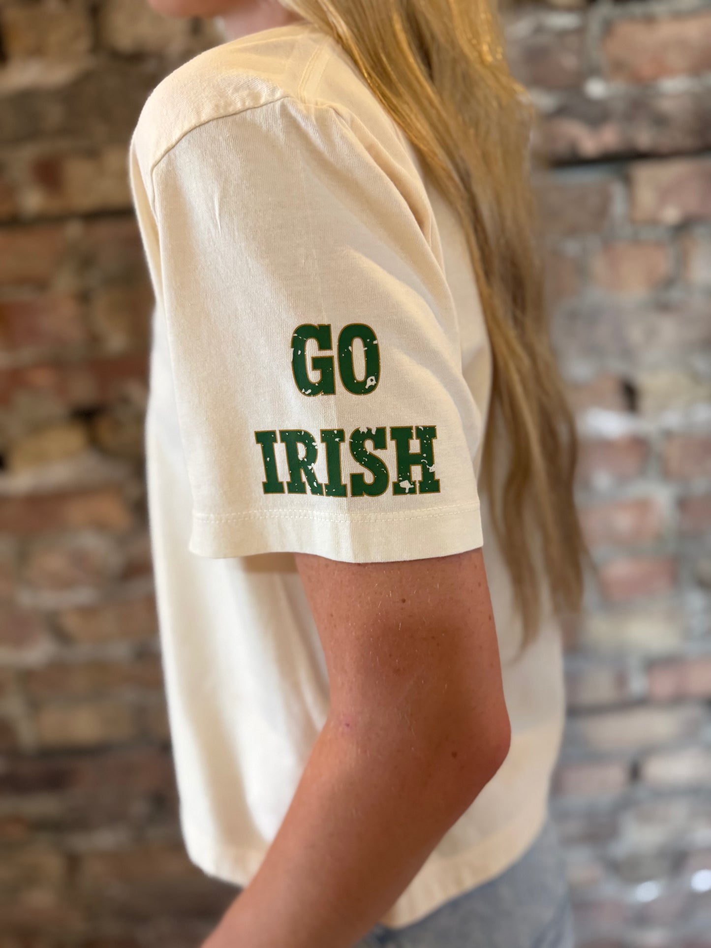 Go Irish Distressed Tee