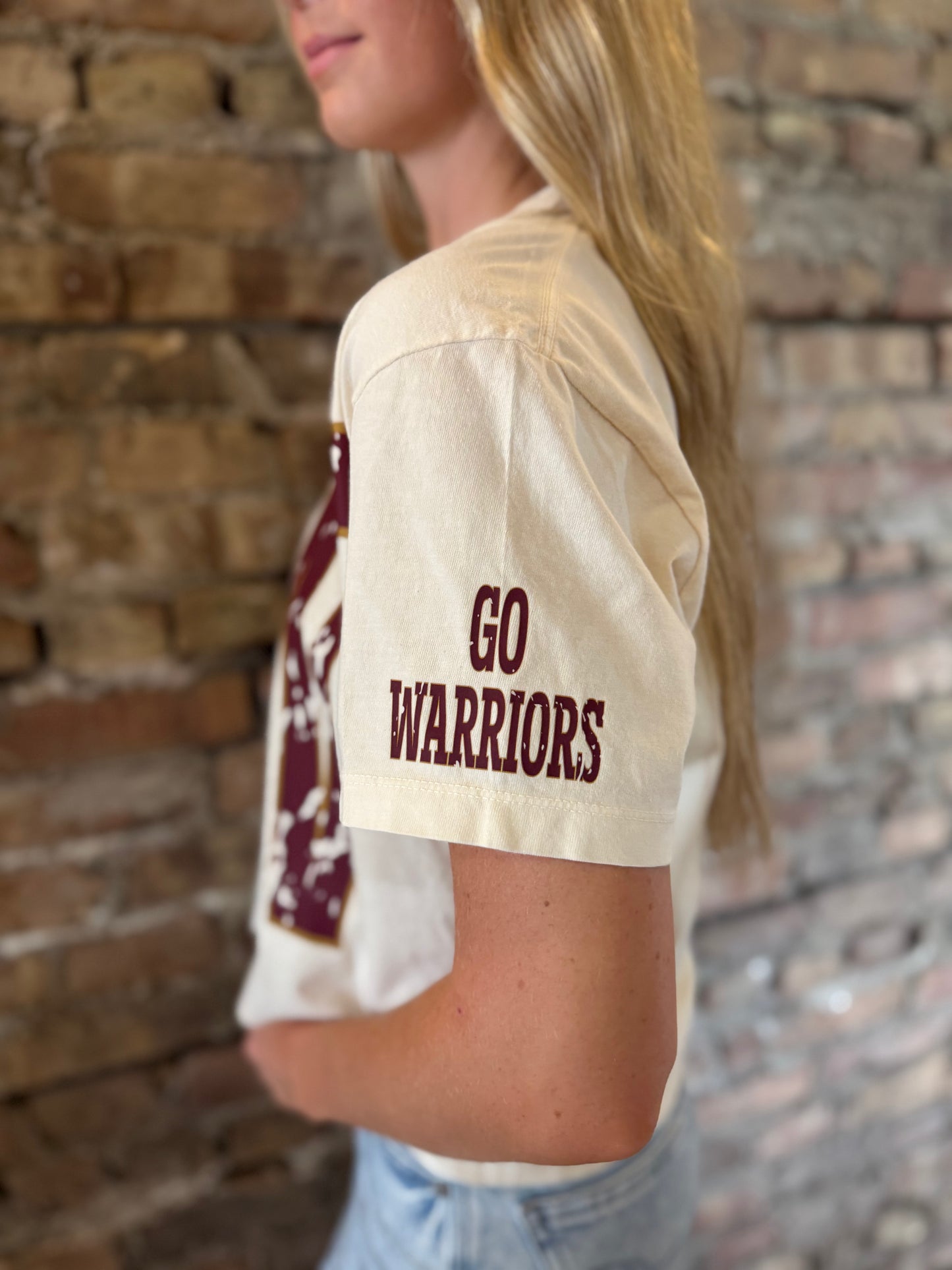 Distressed Morris Warriors Tee