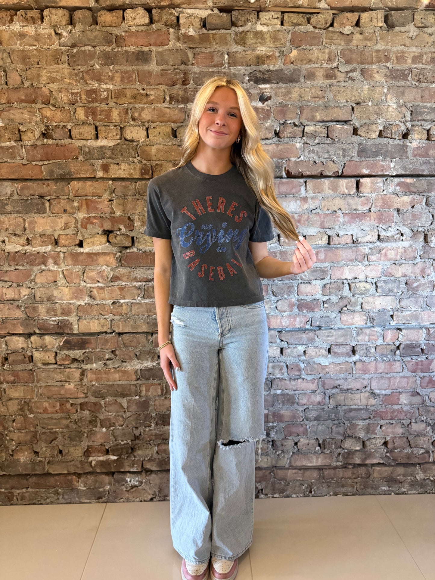There’s No Crying In Baseball T-Shirt