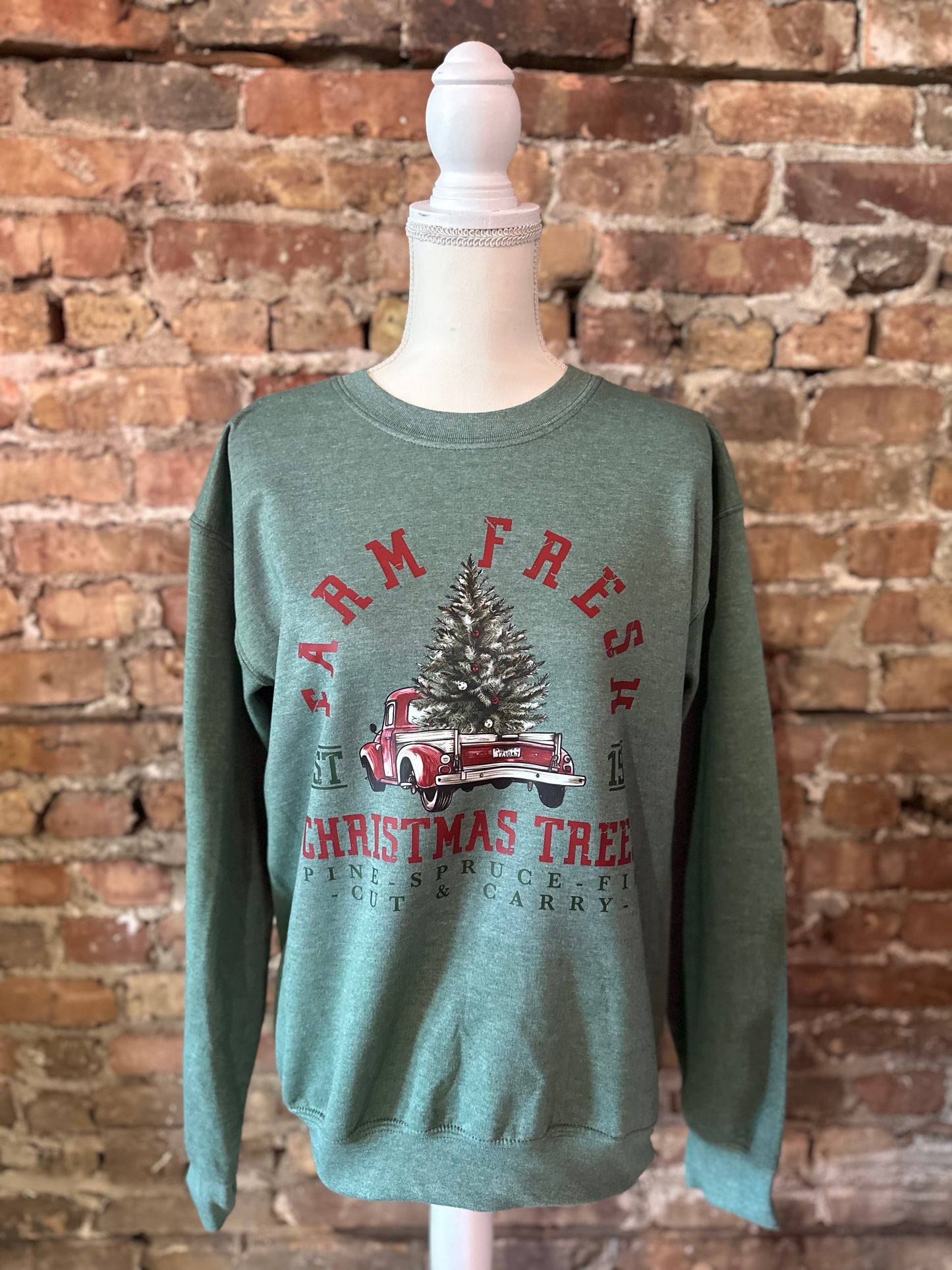 Farm Fresh Christmas Tree Crewneck