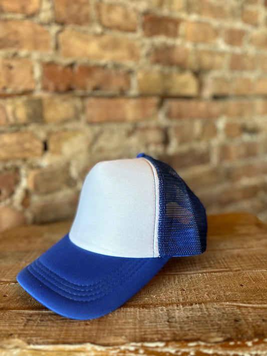 Dark Blue Trucker Hat