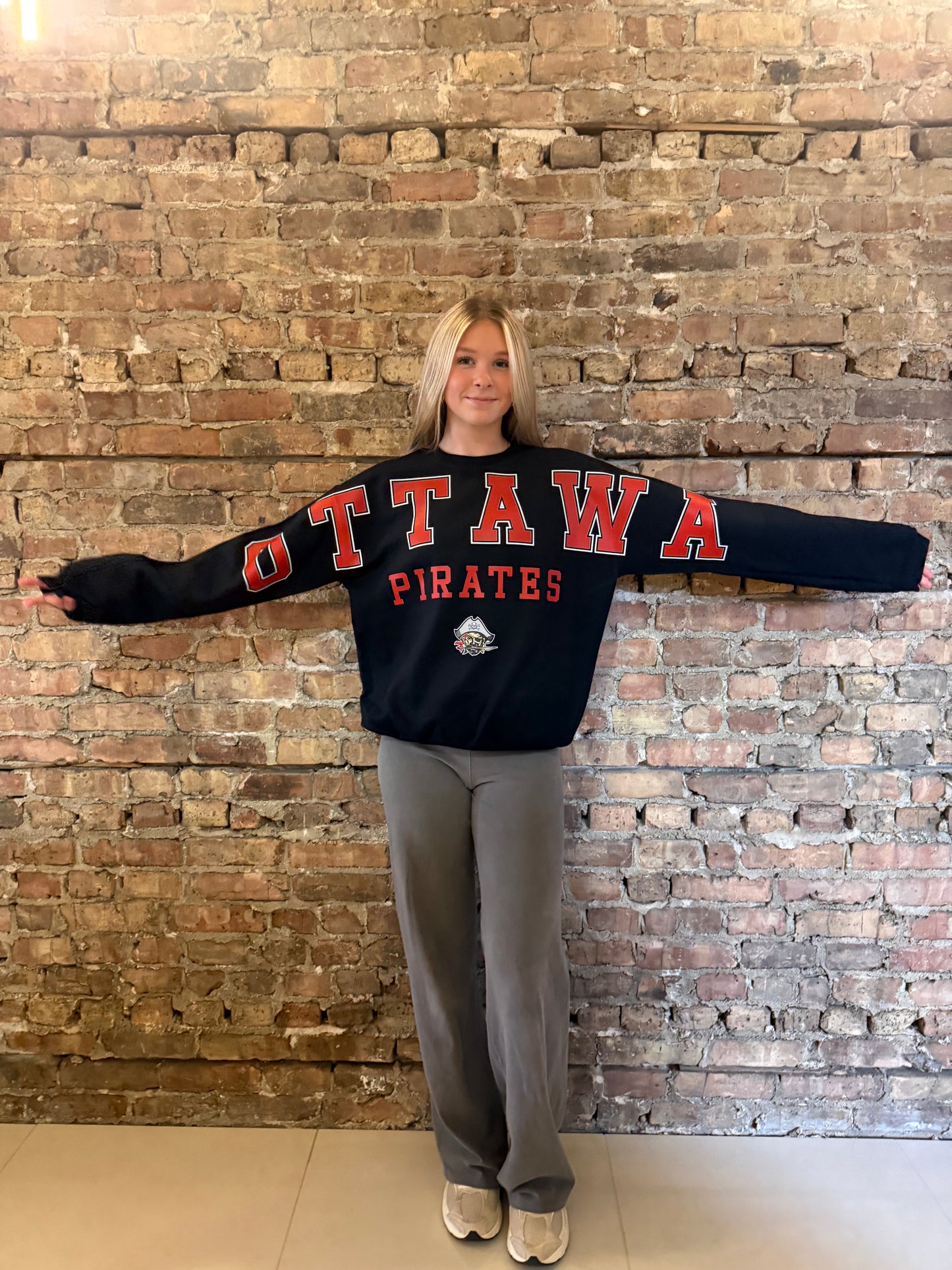 Ottawa Pirates Banner Crewneck