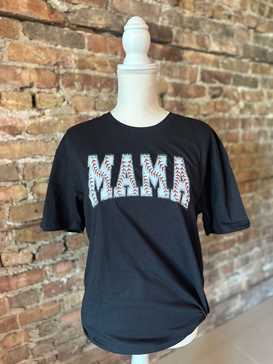 MAMA Baseball T Shirt