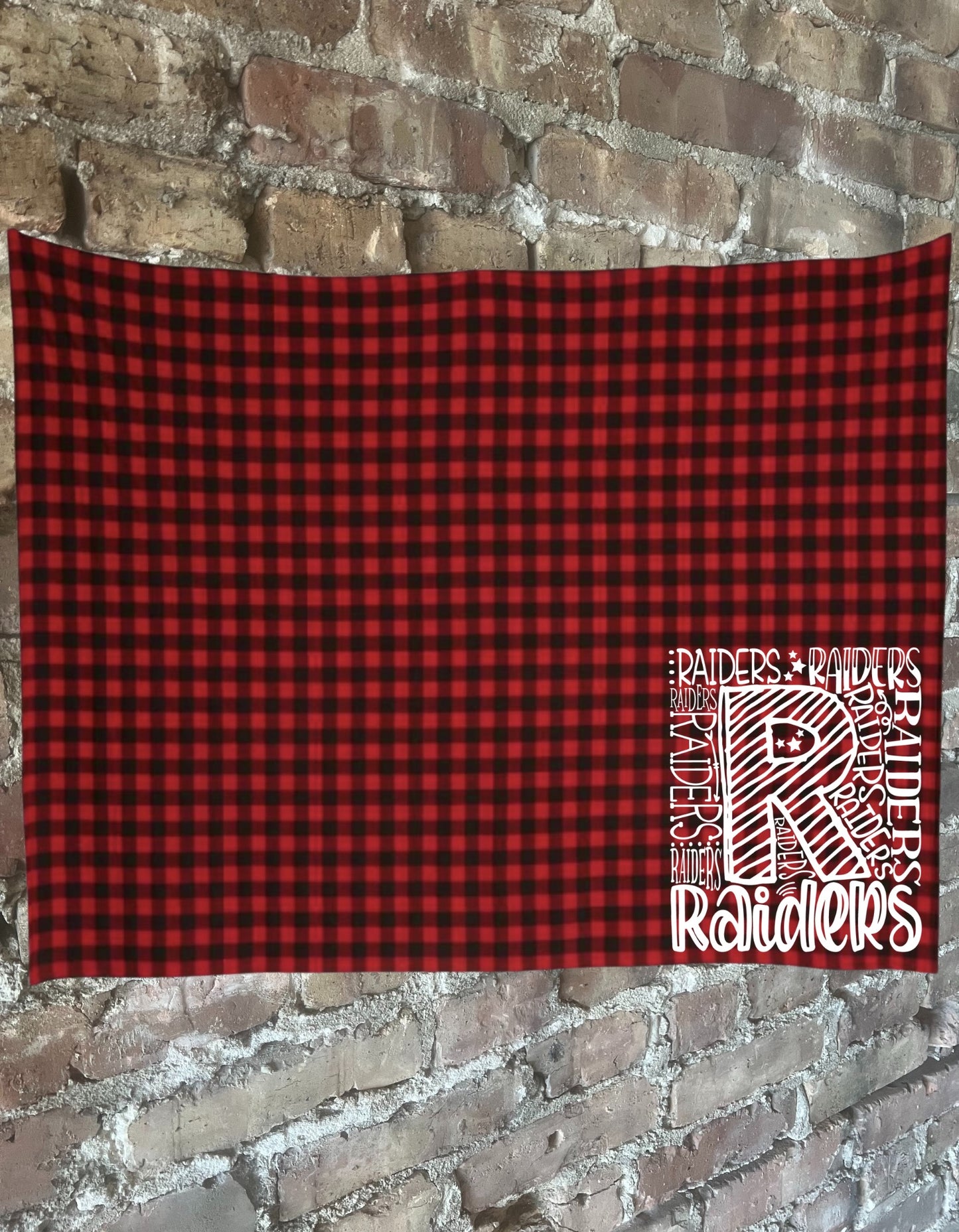 Raiders Checkered Blanket