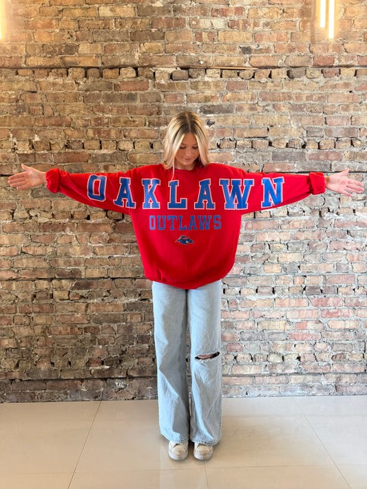 Oaklawn Outlaws Banner Crewneck