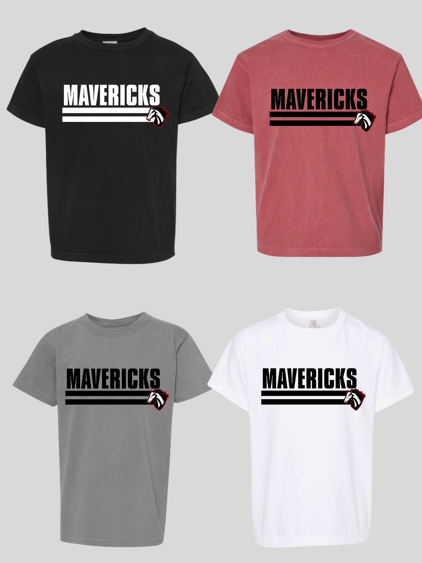 MVK Stripe Youth Comfort Color Tee