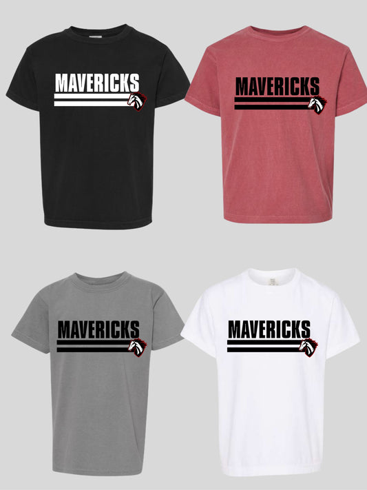 MVK Stripe Youth Comfort Color Tee