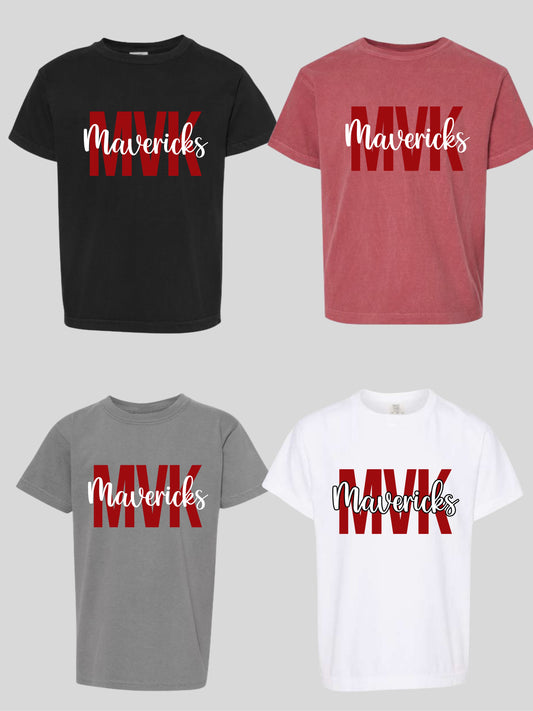 MVK Script Youth Comfort Color Tee