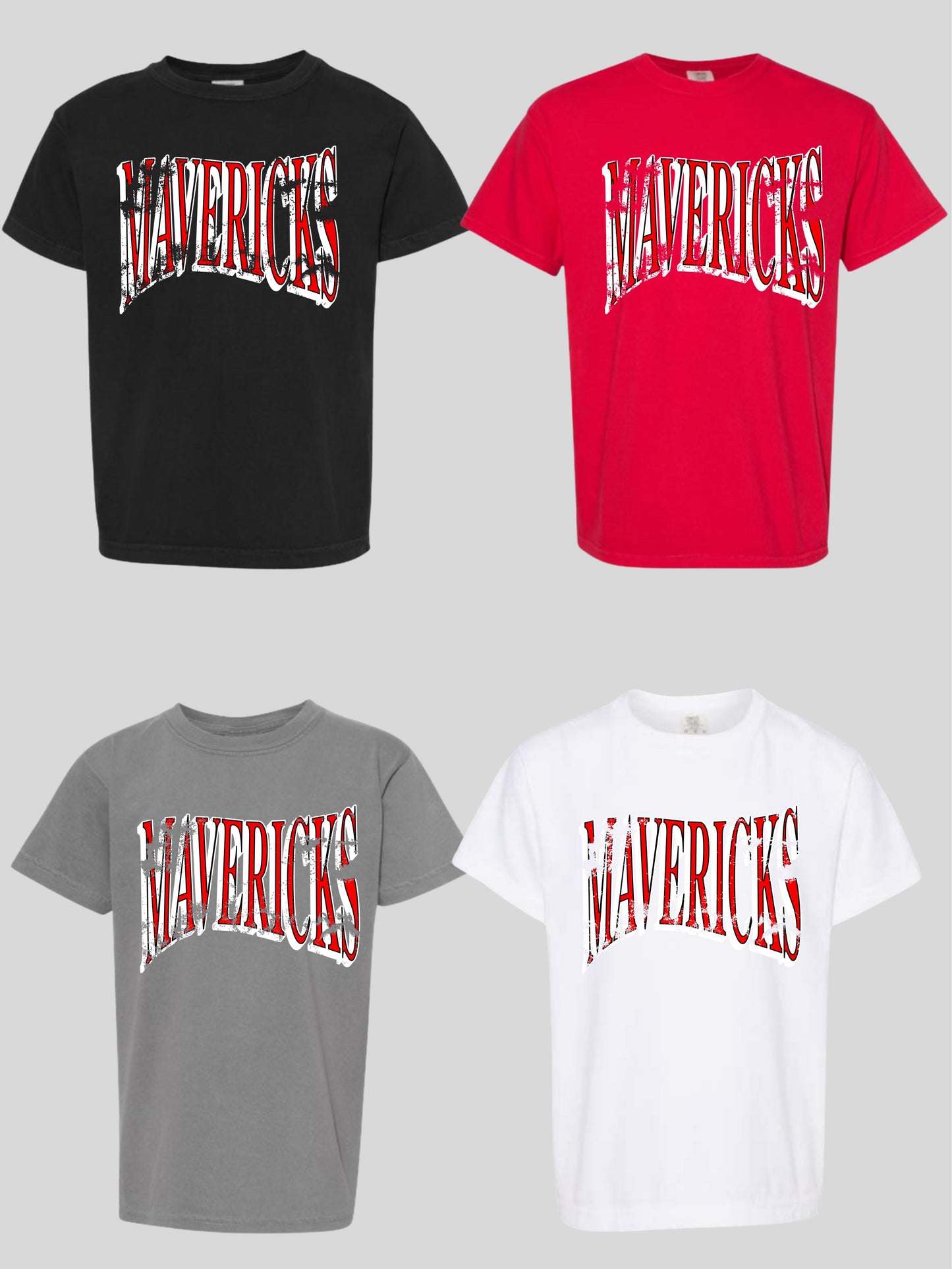 MVK Distressed Adult Comfort Color Tee