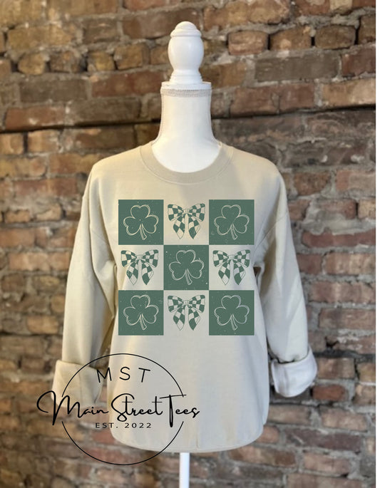 Checkered Shamrocks