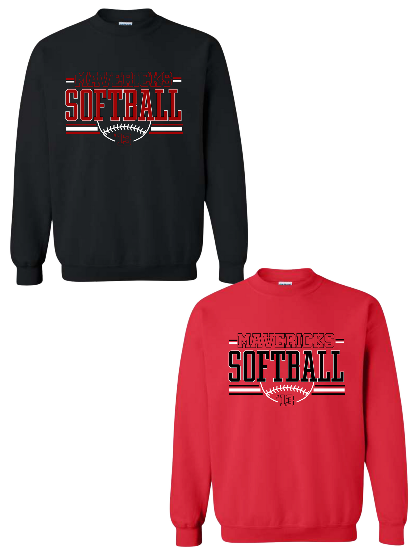 Mavericks Softball Varsity Crewneck