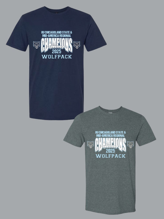 Wolfpack Champions T-Shirt (Customizable)