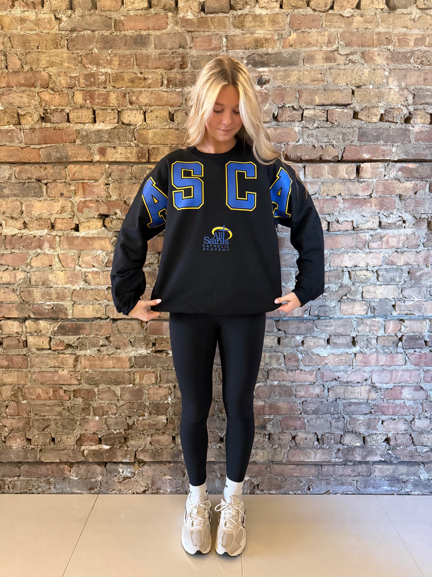 All Saints Catholic Academy Banner Crewneck