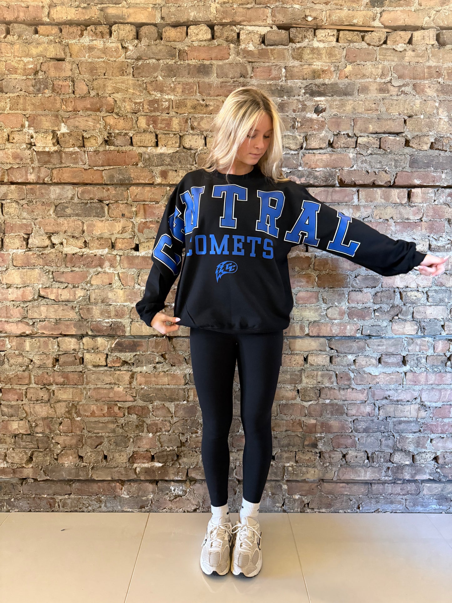Central Comets Banner Crewneck