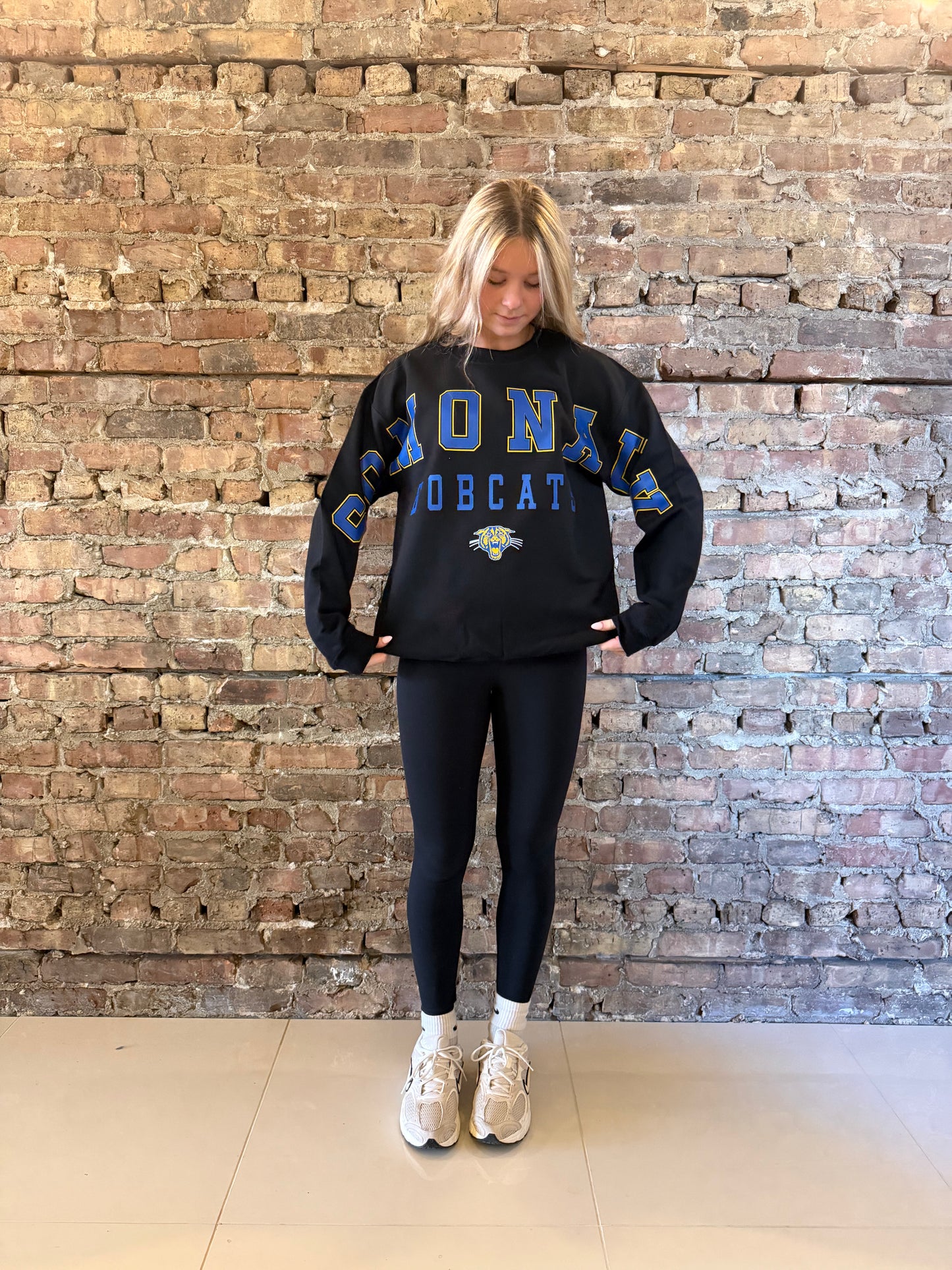 Somonauk Bobcats Banner Crewneck