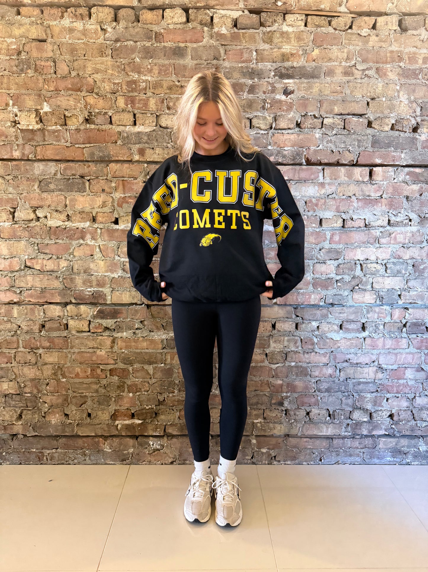 Reed-Custer Comets Banner Crewneck