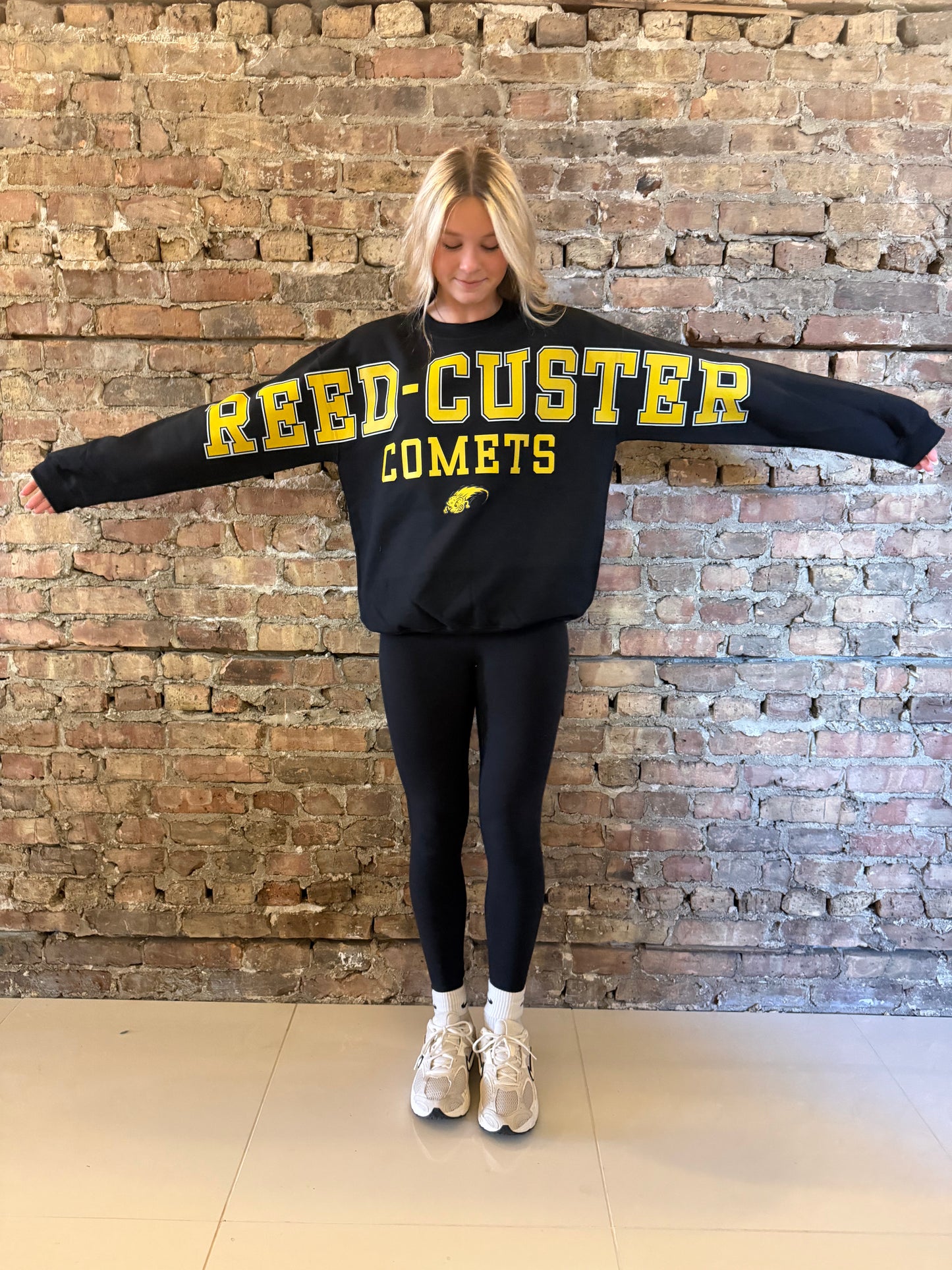 Reed-Custer Comets Banner Crewneck