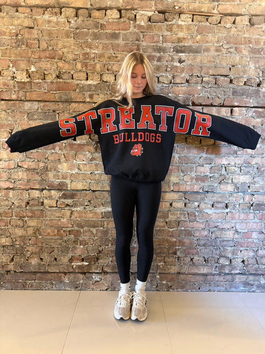 Streator Bulldogs Banner Crewneck