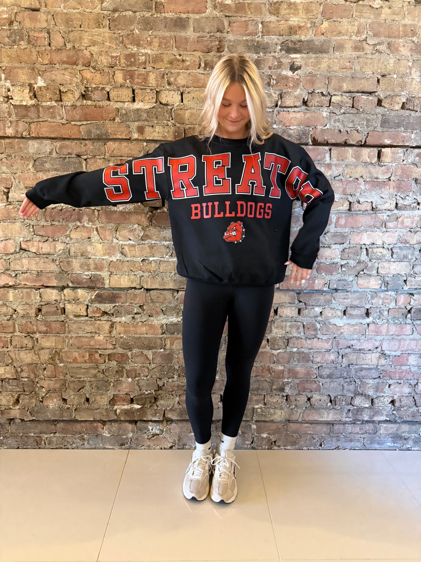 Streator Bulldogs Banner Crewneck