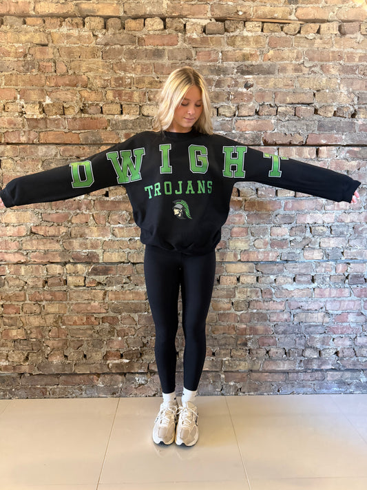 Dwight Trojans Banner Crewneck