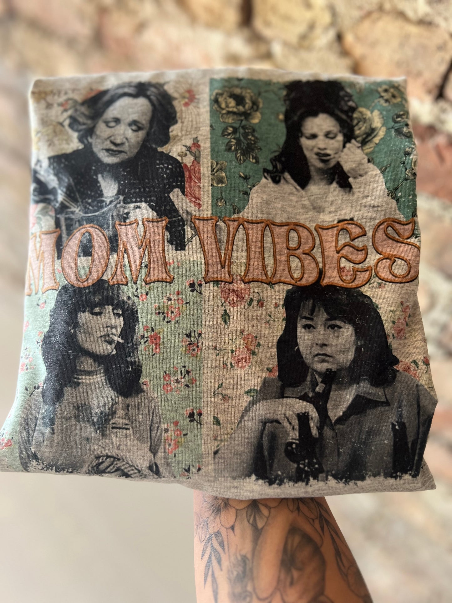 Mom Vibes - Full Photo T Shirt