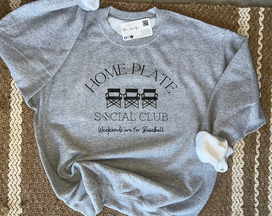 Home Plate Social Club Crewneck Sweatshirt