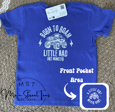 Toddler Born to Roam T Shirt